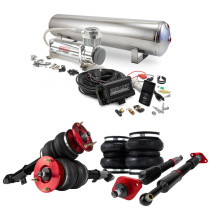 05-17 Chrysler 300C / Dodge Charger/Challenger / 05-08 Dodge Magnum Komplett Luftfjädring Inkl. Air Lift 3P Styrsystem Air Lift Performance